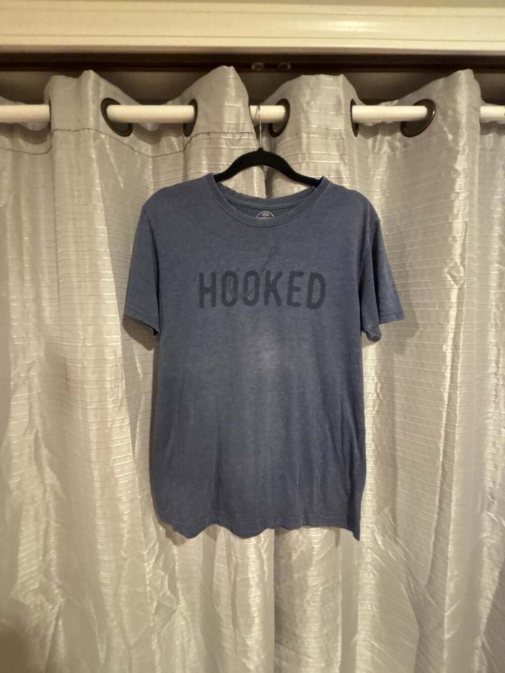 30A Hooked Dumpster Diver Short Sleeve T-Shirt Blue Heather Medium